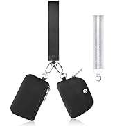 Amazon.com: Mini Zip Around Dual Pouch Wristlet With 2 Straps